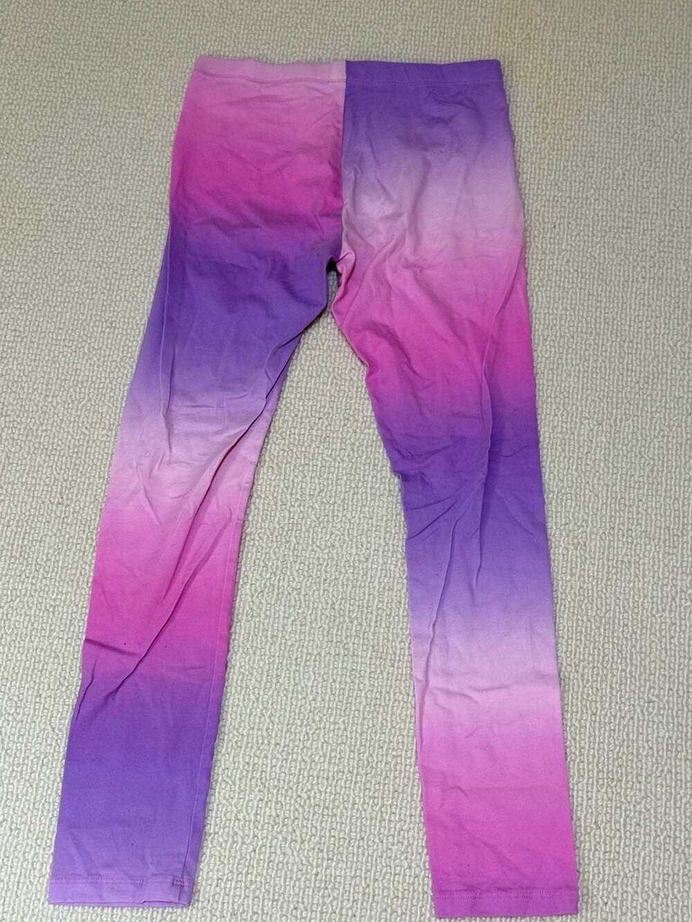 Wonder Nation Girls 14/16 Pink and Purple Ombre Leggings